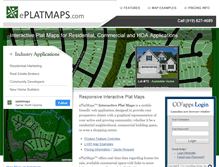 Tablet Screenshot of eplatmaps.com